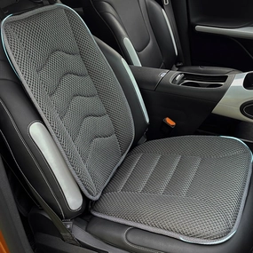 AEROiVi Car Seat Cushion with Back Support Pillow,Breathable 3D Air Mesh,Non-Slip Bottom, Lumbar Support Car Seat Cushion for Long Sitting,Comfort Car Seat Protector,Car Seat Pad Works with Truck,SUV