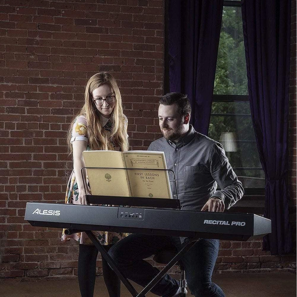 Alesis Recital Pro 88-Key Digital Piano with Hammer-Action Keys