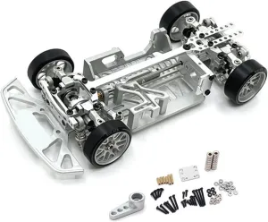 All Metal Wheelbase Adjustable Chassis Frame KIT for Wl-Toys for KY-OSHO for MINI-Q9 284131 K969 K989 1/28 RC Car Parts