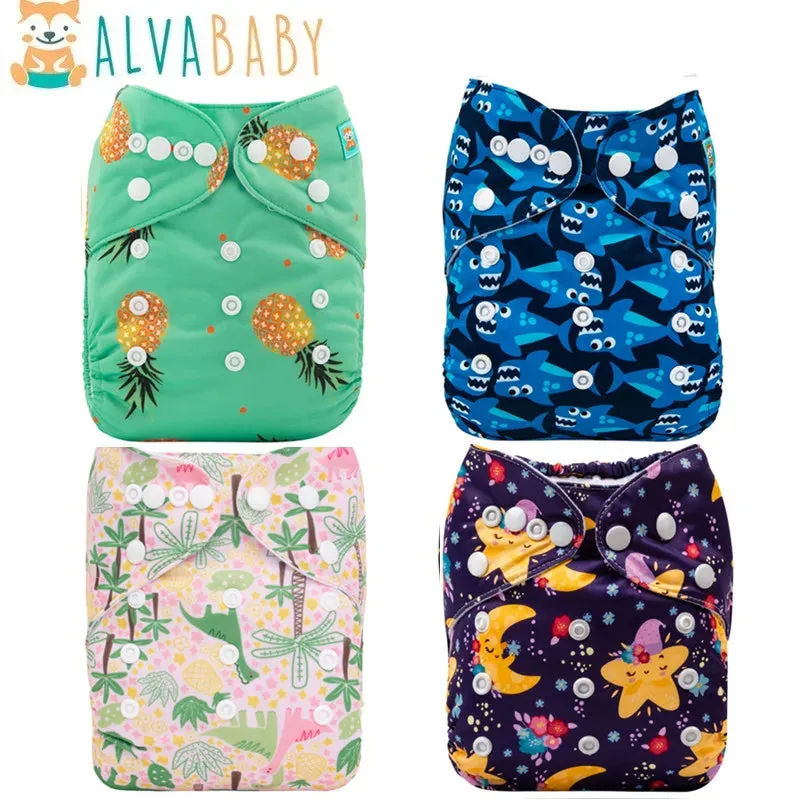 ALVABABY Cloth Diapers (3-15kg)