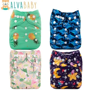 ALVABABY Cloth Diapers (3-15kg)