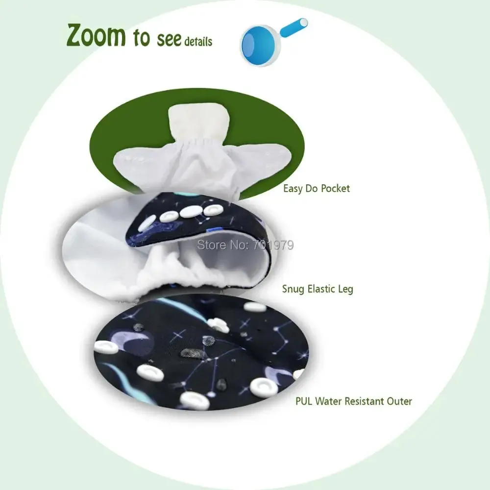 ALVABABY Cloth Diapers (3-15kg)