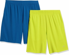 Amazon Essentials Men's Performance Tech Loose-Fit Shorts (Available in Big & Tall), Pack of 2