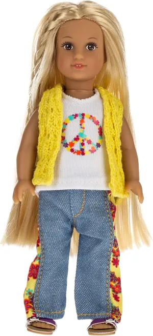 American Girl Julie Mini Doll and Book