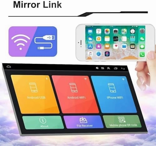 Android 13 Car Stereo Fit for Nissan for Versa for Sedan 2015-2019 2GB 32GB 10inch Touchscreen Wireless Carplay Android Auto Car Radio with WiFi GPS Bluetooth FM/RDS
