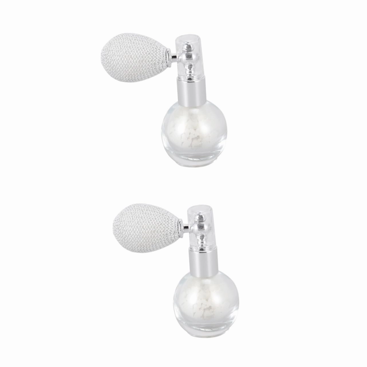 Angoily 2pcs Powder Spraying Tool Glitter Hydrating Sprayer Mini Perfume Spray Bottle Hairspray Spray Perfume Shimmer Loose Powder Setting Spray Sparkle Highlighters Cologne Spray Bottles