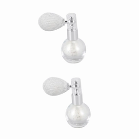 Angoily 2pcs Powder Spraying Tool Glitter Hydrating Sprayer Mini Perfume Spray Bottle Hairspray Spray Perfume Shimmer Loose Powder Setting Spray Sparkle Highlighters Cologne Spray Bottles