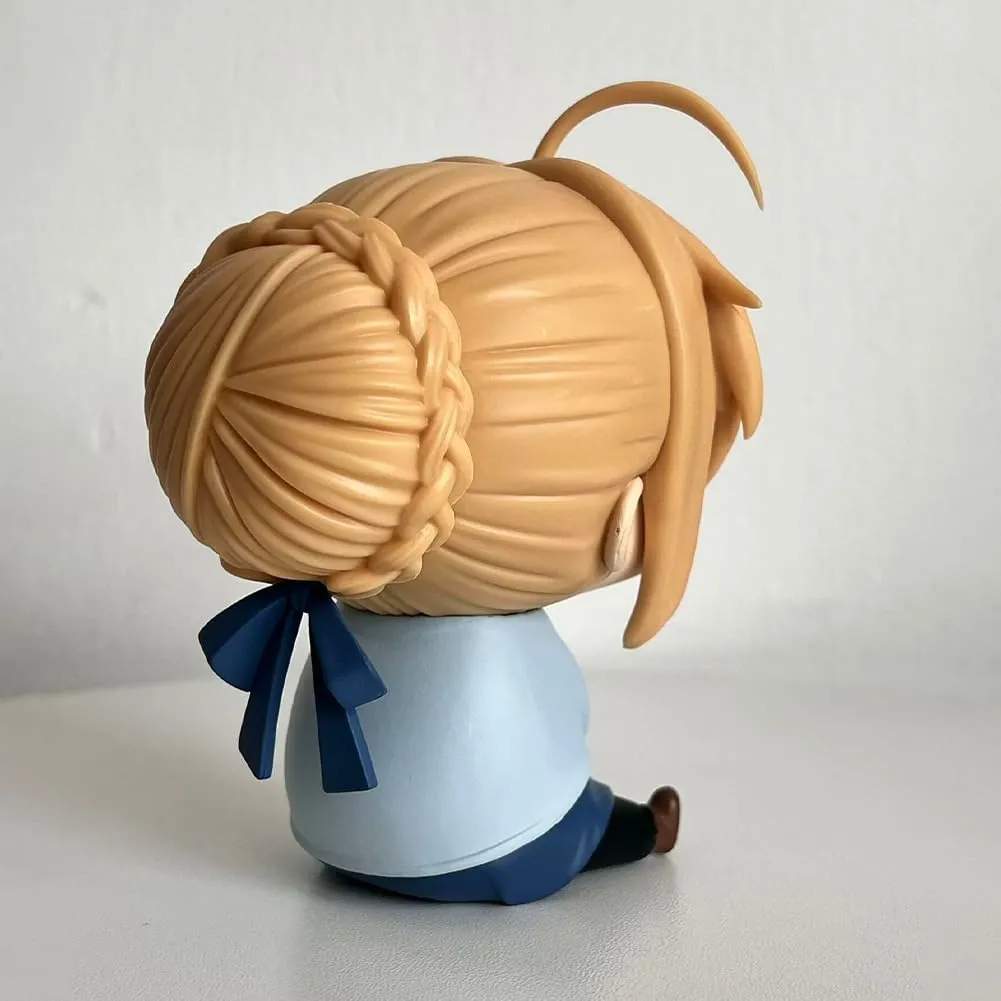 Anime Illustration Girl Figure Altria Pendragon Look Up Figure Original Painting Altria Pendragon Figurine Statue Collectibles