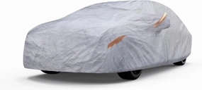 Autotech Park Waterproof All Weather Car Cover Compatible with 2007-2025 Mitsubishi Outlander (NOT Compatible with Mitsubishi Outlander Sport), Heavy Duty, Max Protection from Sun Rain Wind & Snow