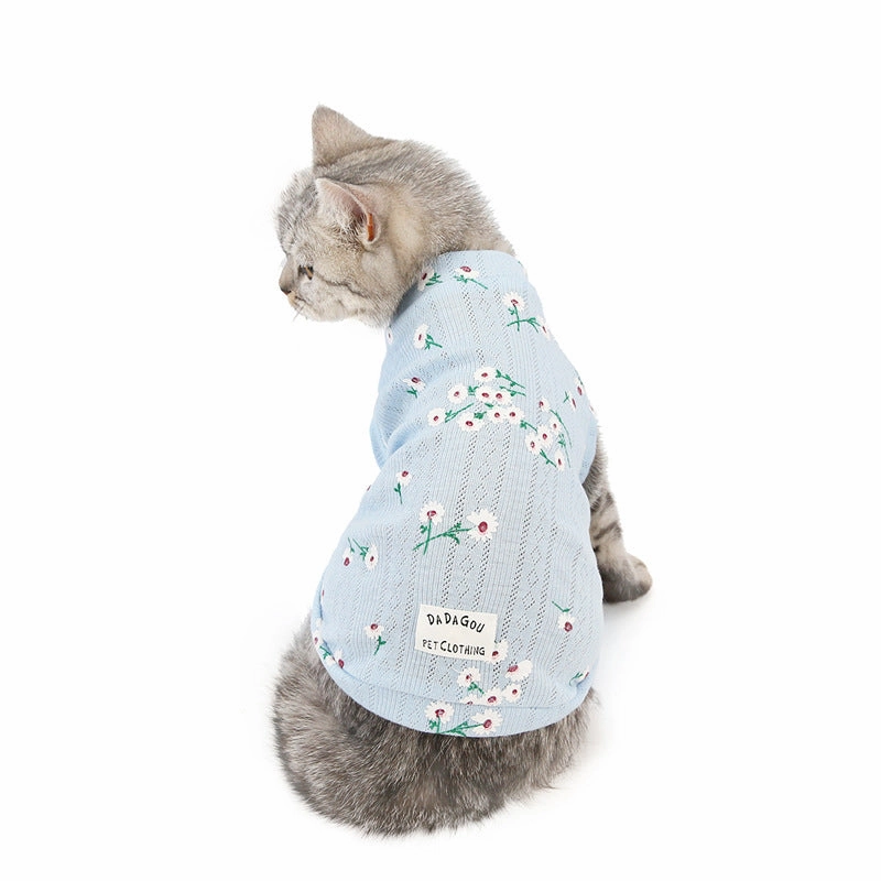 Autumn and winter cat clothes vest pet clothes