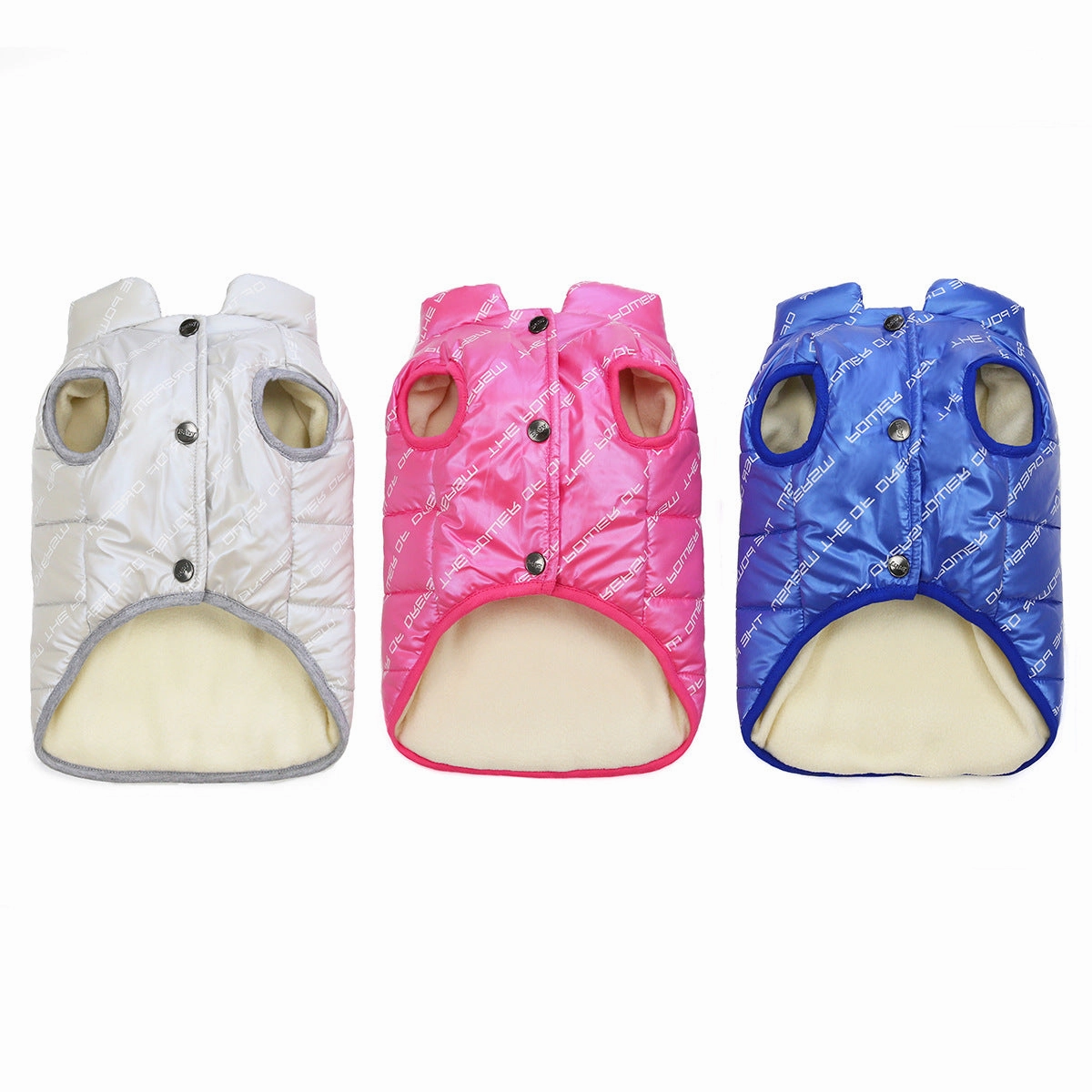 Autumn and winter windproof cotton vest pet clothing