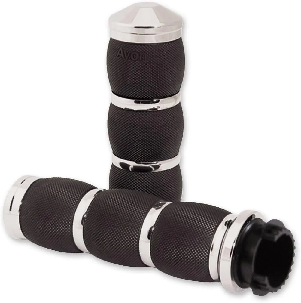 Avon Grips Chrome Air Cushion Grips MT-IN-AIR-90-CH