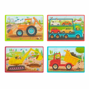 B. toys – Pack o' Puzzles - Trucks