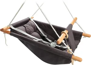 Baby Swing Outdoor Indoor for Infants to Toddlers, Portable Adjustable Baby Porch Swing with 5-Point Safety Belt, Kids Tree Hanging Chair Toys for Door Garden Backyard