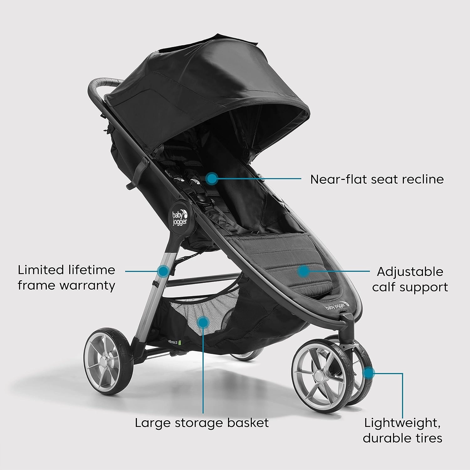 Baby Jogger City Mini 2 Travel System, Jet
