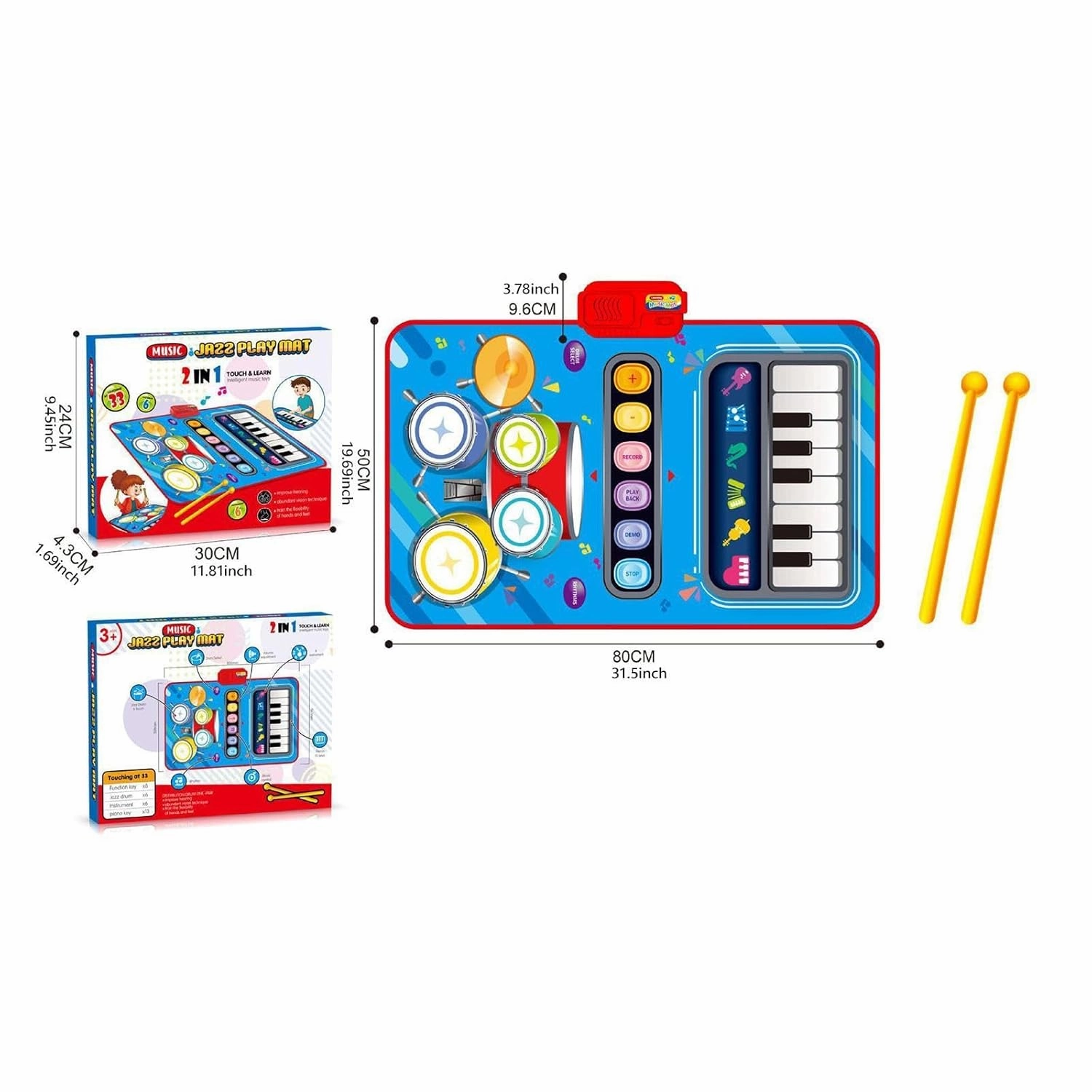 Baby Piano Mat Early Learning Musical Toy