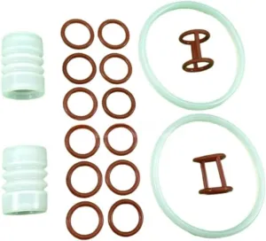 Backup Rings Silicone Circle Sealing Gaskets Combo New Parts,Compatible for BQL825 Soft Ice Cream Machines Accessories 1 Bag 18