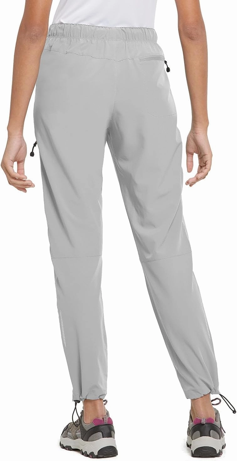 baleaf Women's Hiking Pants Quick Dry Lightweight Water Resistant Elastic Waist Cargo Pants for All Seasons