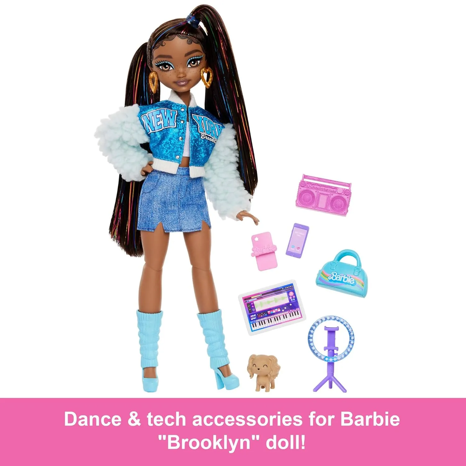 Barbie Dream Besties Brooklyn Fashion Doll With Accessories For Kids Ages 4 