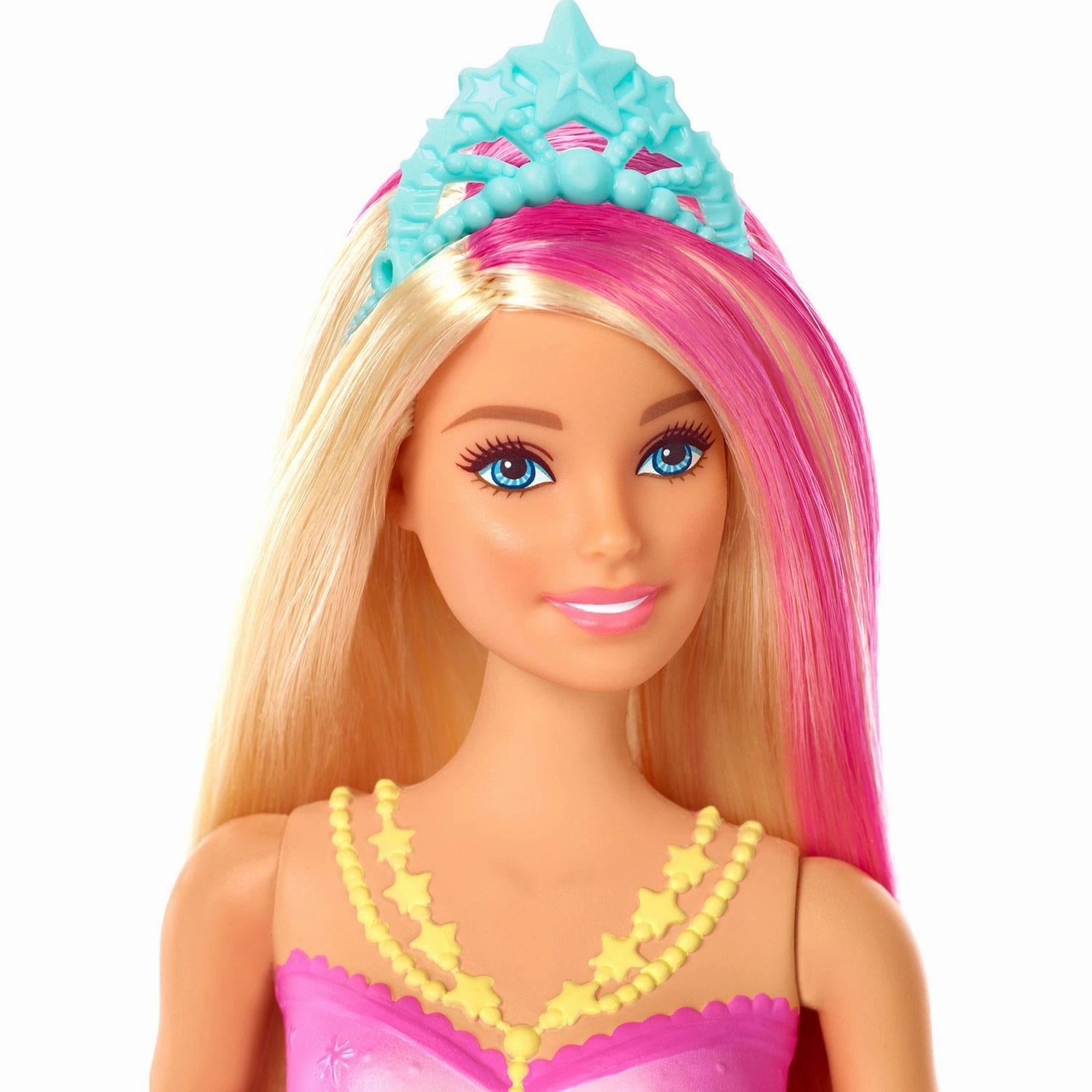 Barbie® Dreamtopia Sparkle Lights Mermaid With Blonde Pink Hair, Approx 12 Inch