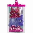 Barbie Fashions, Doll Clothing with Floral Top, Denim Shorts and Accessories