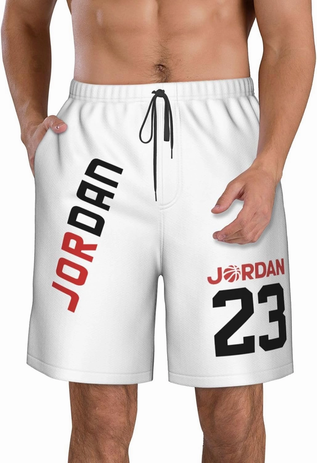 Basketball Fans 23 Jordan Beach Shorts Man's Beach Shorts Quick Dry Summer Outdoor Workout Shorts