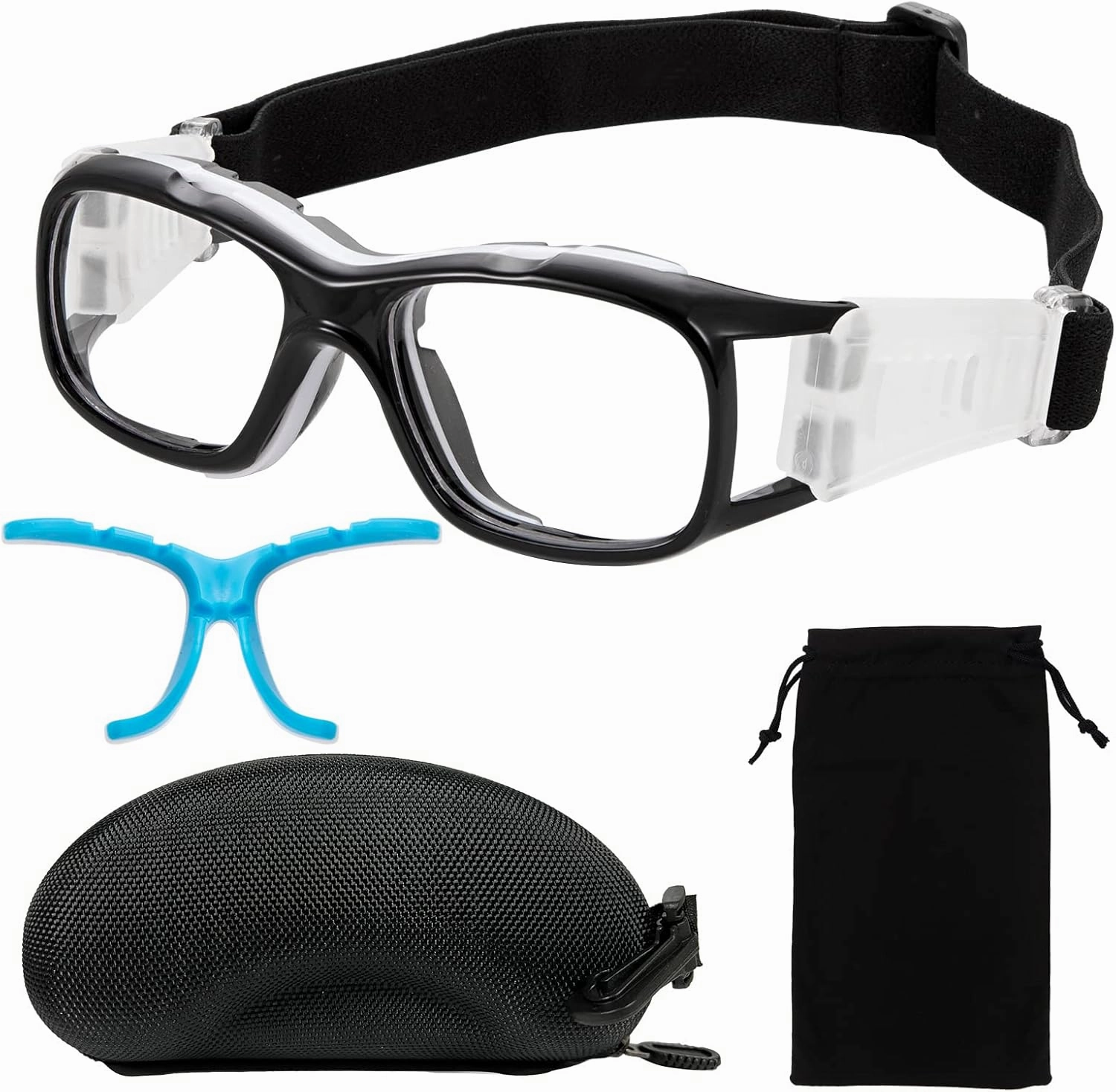 Basketball Football Glasses for Outdoor Sports Anti Fog Lens Protective Goggles with Adjustable Size