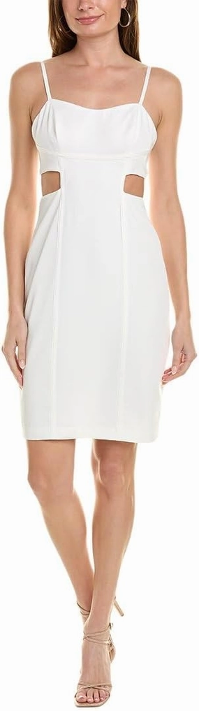 BCBGeneration Women's Sleeveless Sweetheart Neck Twill Mini Day Dress