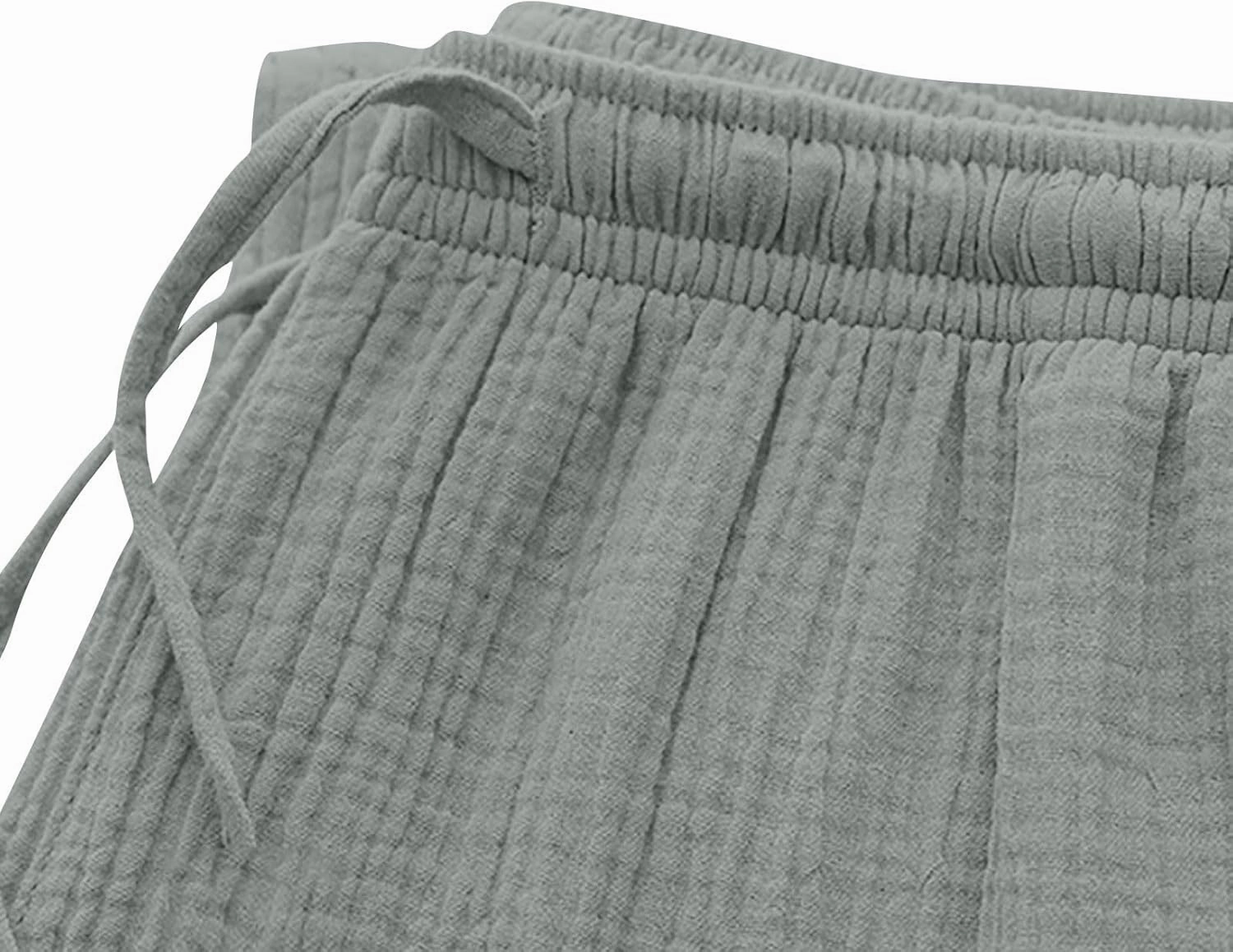 Beach Shorts for Men 5 Inch Textured Elastic Waist Drawstring Workout Running Jogging Active Wear with Pockets 2025