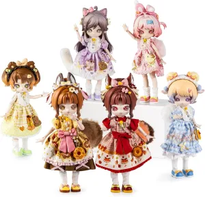 BEEMAI Minty Fantasy Forest Series Single Box (Contains 1 Figure), 1/12 BJD Blind Box Cute Figures Collectibles Birthday Gift