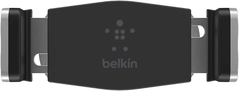 Belkin Car Vent Mount, Black and Silver, Phone Stand for iPhones, Samsungs, LGs & Most Smartphones, Adjustable to Fit 5.5-Inch Screens