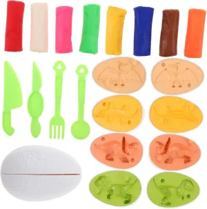BESTonZON 1set DIY Easter Dinosaur Eggs Molds for Boy Girl Vibrant Egg Safe Crafting Activity for Family Fun and Imaginative Play for Party Favors and Stocking Stuffers