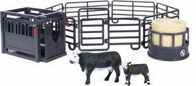 Big Country Toys 12-Piece Ranch Set - Farm Animal Toys for 3 Year Old Boys and Girls - Toy Figures & Playsets