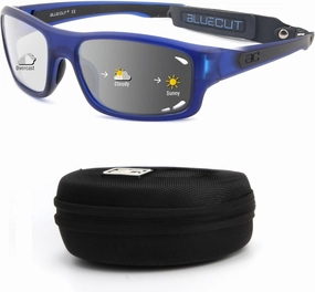 BLUE CUT Sports Protection Goggles, Photochromic Lenses Safety Glasses for Basketball, Pickleball Indoor Outdoor Sports