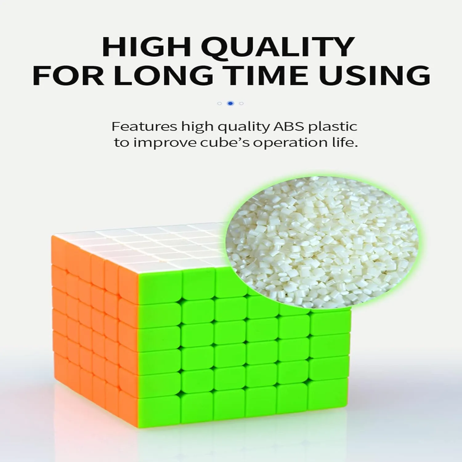 Bokefenuo QY Qifan S 6x6 Speed Cube Stickerless Magic Cube 6x6x6 Puzzle Toys for Kids Cube