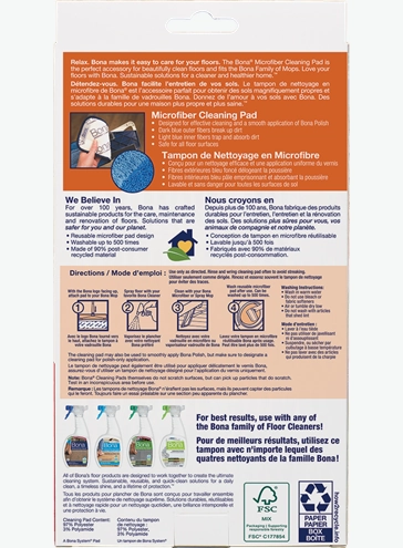 Bona Microfiber Cleaning Pad