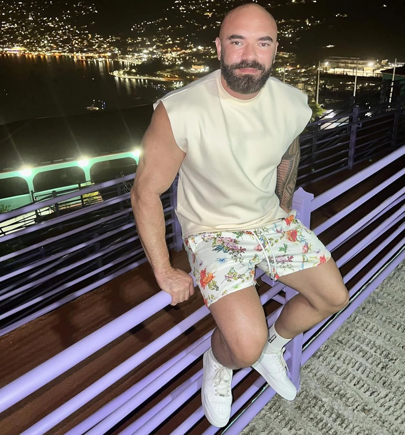 BOOMLEMON Mens Mesh Graphic Print Shorts Casual Fashion Cool Shorts Retro Active Gym Streetwear Short Pants