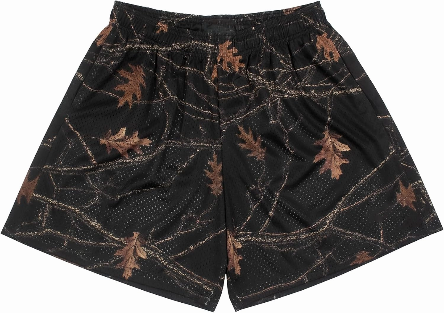 BOOMLEMON Mens Mesh Graphic Print Shorts Summer Basketball Running Shorts Retro Casual Cool Streetwear Short Pants