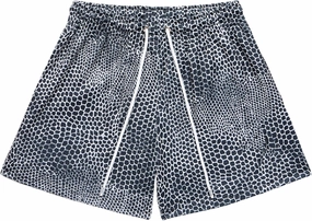 BOOMLEMON Mens Mesh Graphic Print Shorts Summer Basketball Running Shorts Retro Casual Cool Streetwear Short Pants
