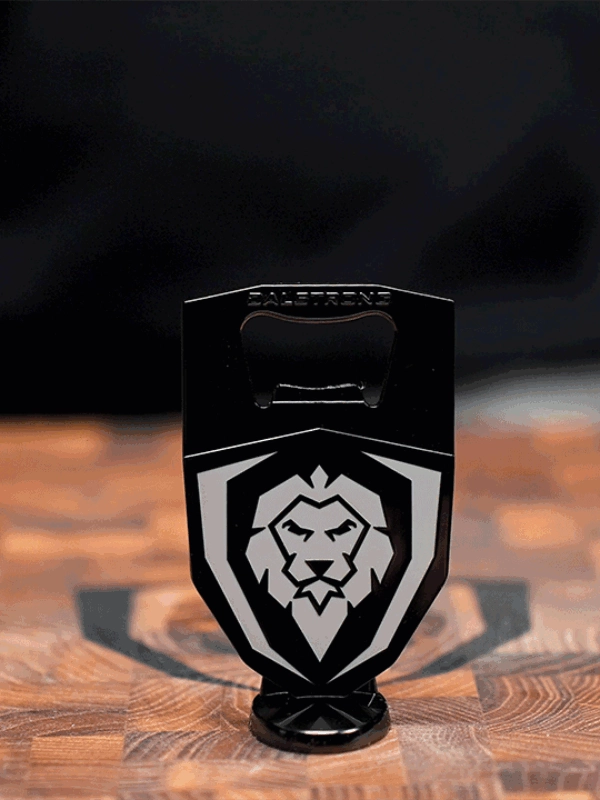 Bottle Opener with Stand | Black | Collector Set | Dalstrong ©