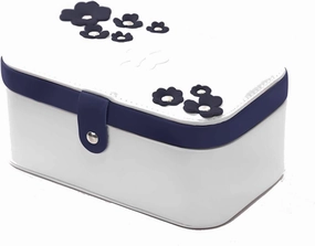 Box Organizer, Travel Small Travel PU Leather Jewelry Storage Gift Case for Rings Earrings Necklace Bracelets