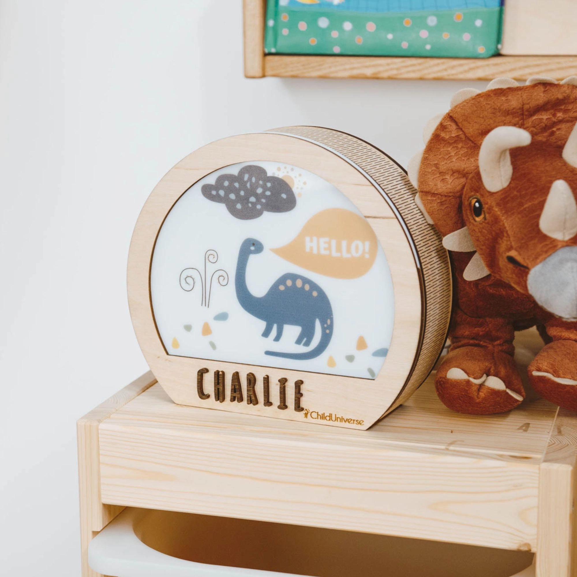Boy Dinosaur Night Light