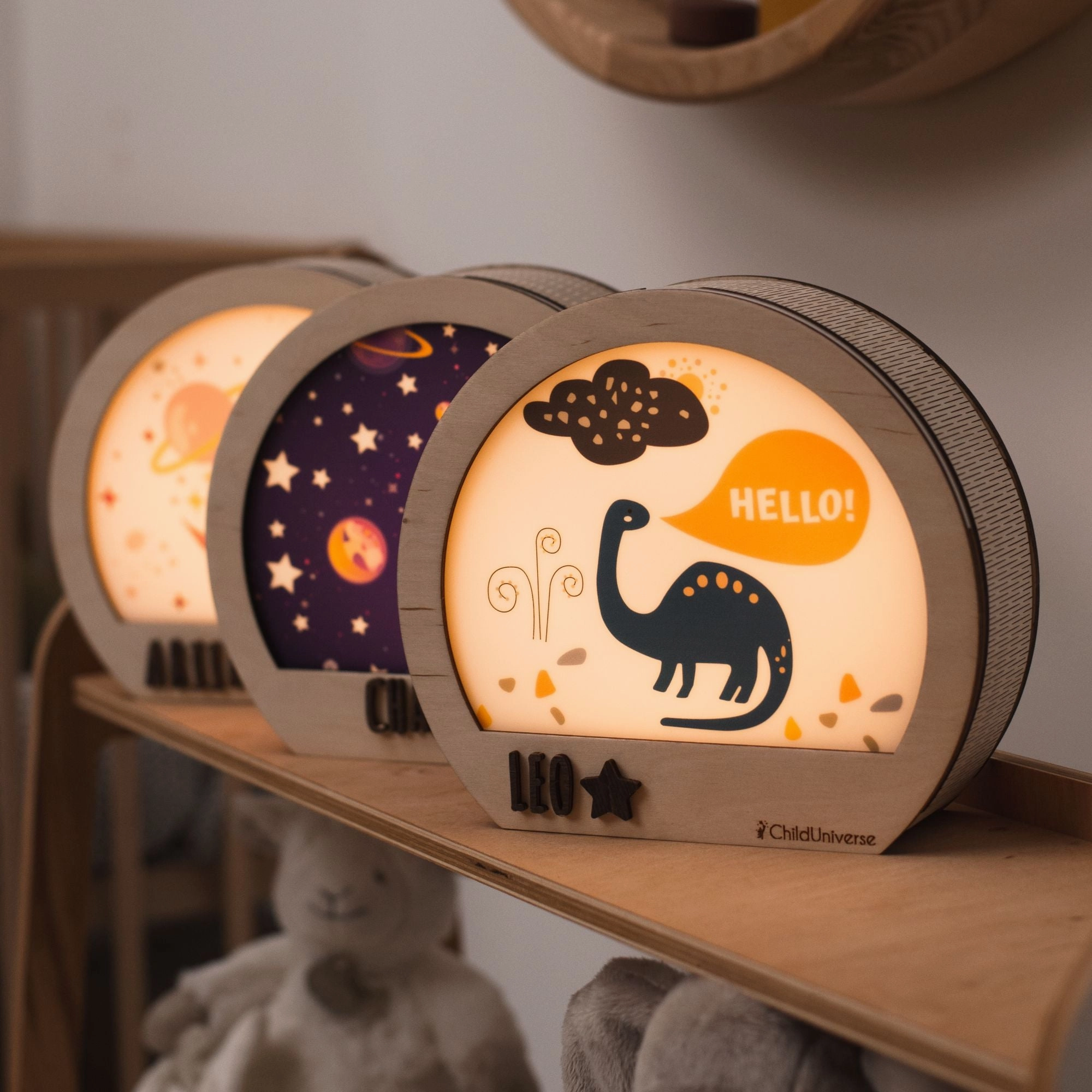 Boy Dinosaur Night Light