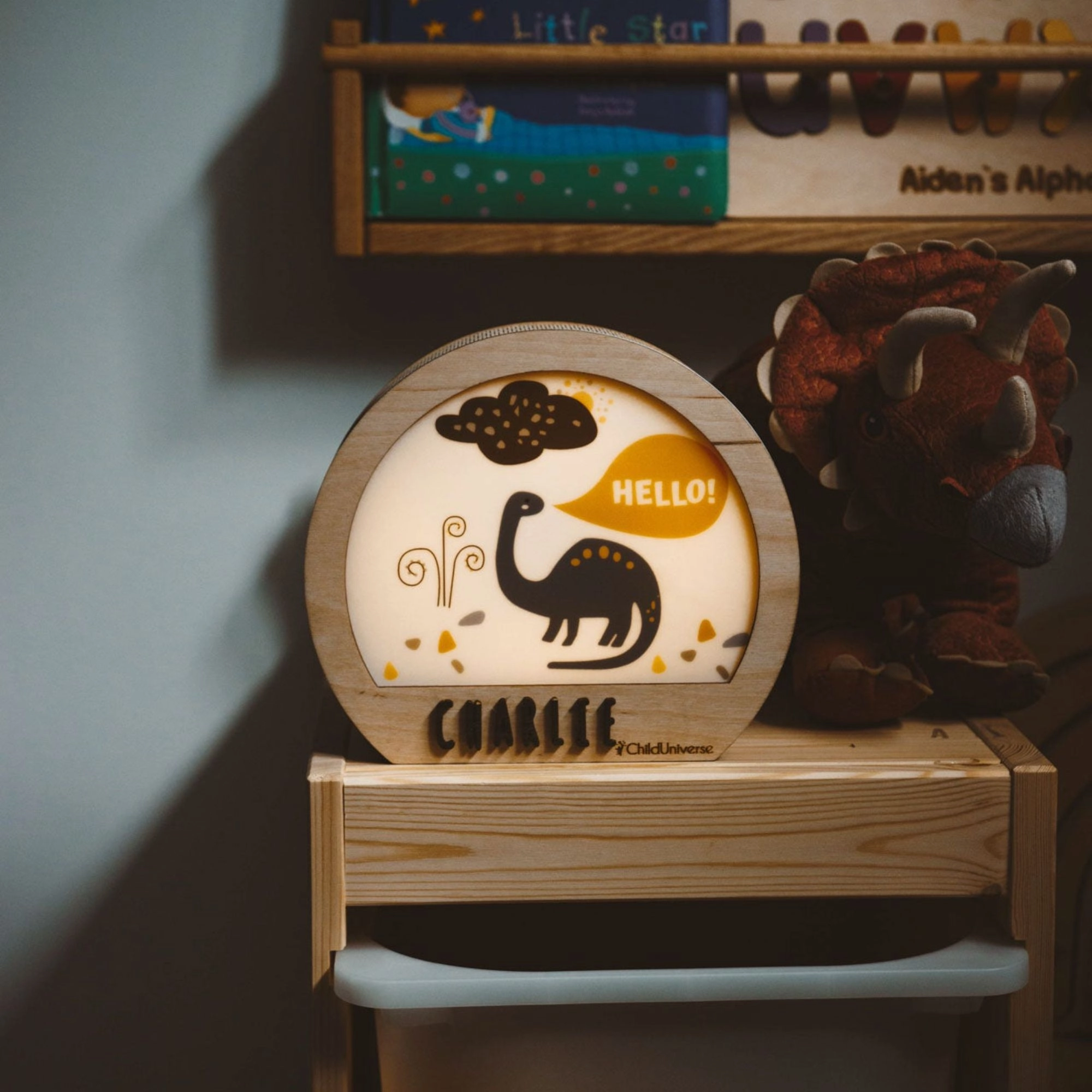 Boy Dinosaur Night Light