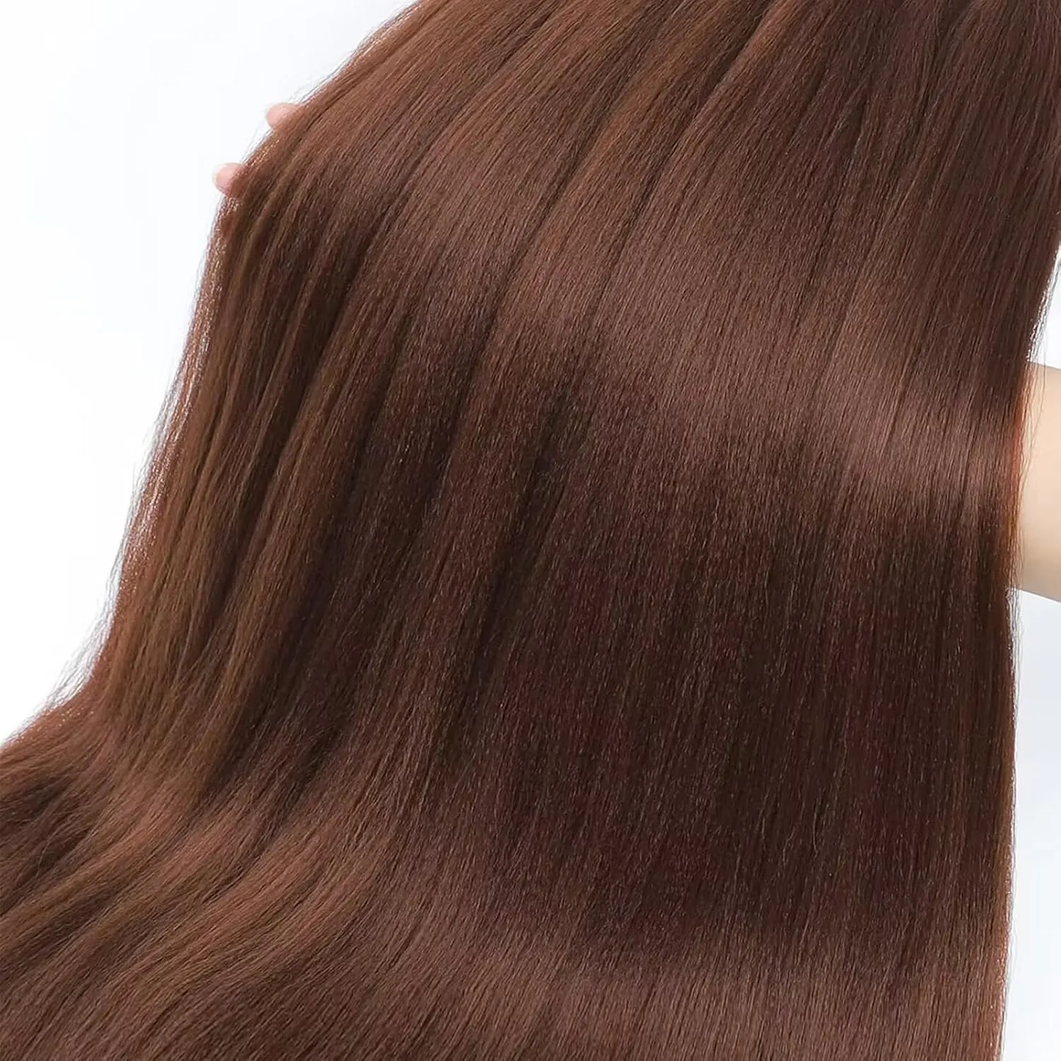 Braiding Hair Pre Stretched 22 Inch 8 Pack Long Braiding Hair Professional Pre Stretched Hair For Braiding Soft Yaki Texture Hot Water Setting Synthetic Crochet Braids Hair For Women (22Inch,30#)