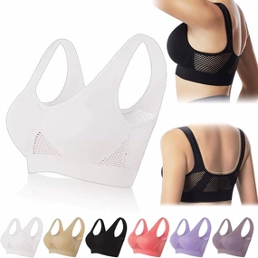 Breathable Cool Liftup Air Bra That Lift Up Sagging Breasts, 2024 New Women's Summer Ultra-Thin Comfort Bra