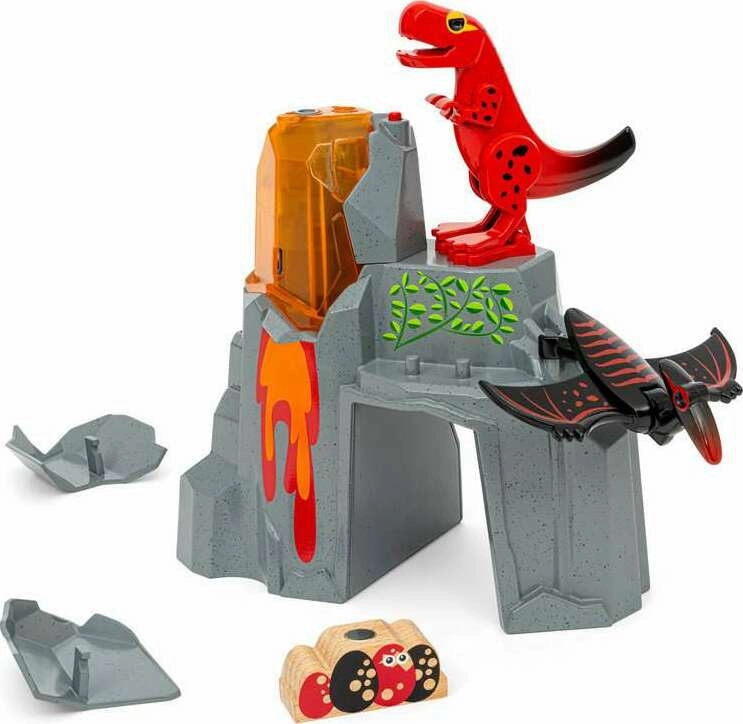 BRIO Dinosaur Erupting Volcano