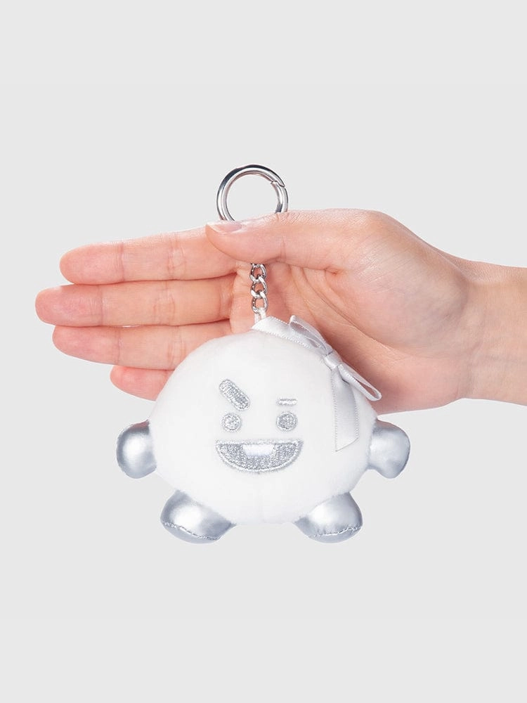 BT21 SHOOKY 실버 에디션 인형 키링