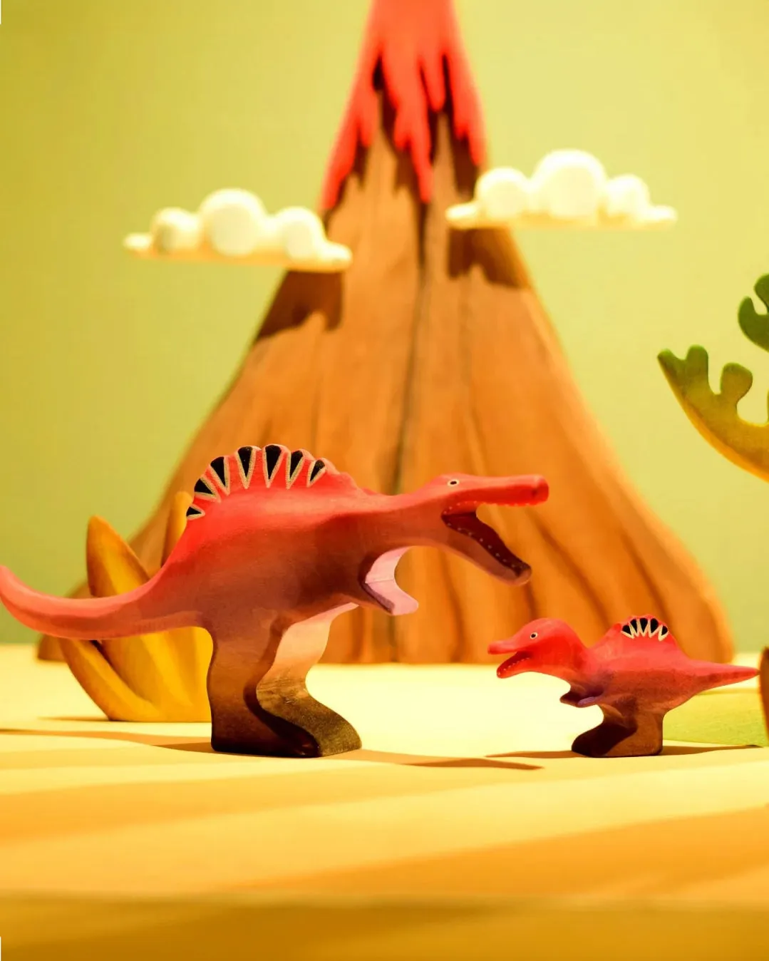 Bumbu Baby Wooden Spinosaurus Dinosaur