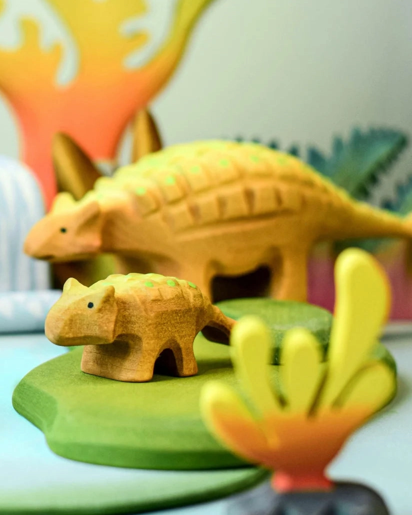 Bumbu Big Wooden Ankylosaurus Dinosaur